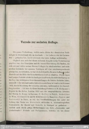 Vorrede zur sechsten Auflage