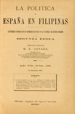 Núm. 169. 15 Septiembre 1897