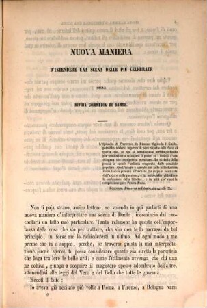 Nuova maniera d'intendere una scena delle più celebrate nella Divina Commedia di Dante proposta da Giovanni Ventura : (Estratto dalla Rivista Enciclopedica Italiana, anno I, dispensa IV.)