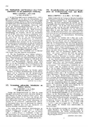 Reichsarbeits- und Wehrdienst eines Volksschullehrers vor der planmäßigen Anstellung : [Erziehung] ; [Für das Reich] ; [Amtliche Erlasse] ; [Amtlicher Teil]