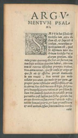 Argumentum Psalmi.