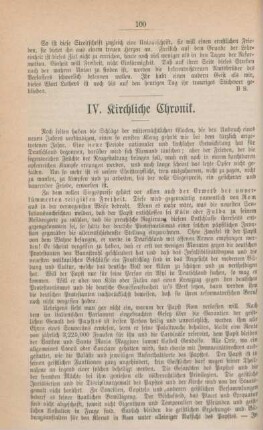100-110 Kirchliche Chronik