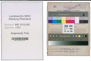 Entnazifizierung Fritz Angenendt , geb. 25.08.1905 (Schichtfuehrer)