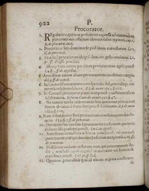 Procurator [ - ] Purus.