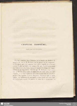 Chapitre Troisième. Observations sur les rudistes