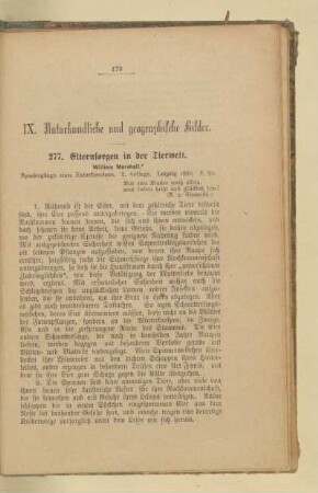 IX. Naturkundliche und geographische Bilder