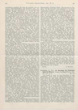 444-446 [Rezension] Flemming, Wilh., Zur Beurteilung des Christentums Justins des Märtyrers