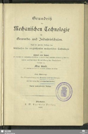 1: Die Verarbeitung der Metalle und des Holzes
