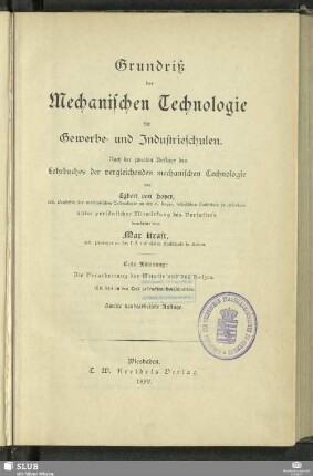 1: Die Verarbeitung der Metalle und des Holzes