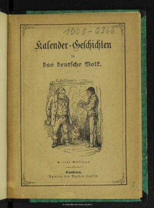 Kalender-Geschichten für das deutsche Volk