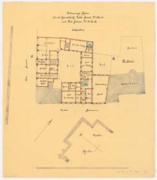 Geschäftshaus Probststraße/Poststraße, Berlin-Mitte: Vorentwurf: Grundriss EG