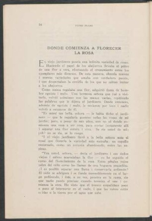 Donde comienza a florecer la rosa