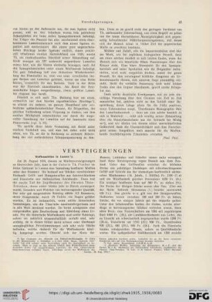Versteigerungen