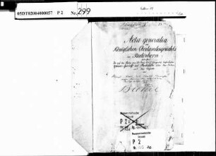 Belegakte zu dem Zivilstandsregister der Juden der Gemeinde Bünde (Kreisgerichtskommission III) mit den Orten Spenge, Wallenbrück (GHT 1847-1874)