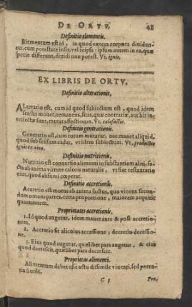 Ex Libris De Ortu.