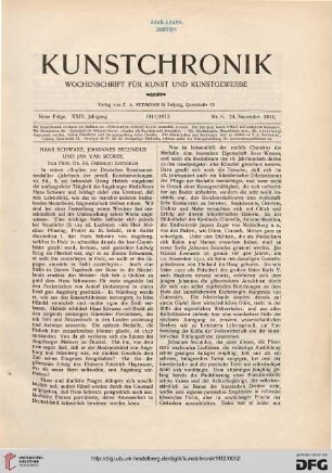 Heft 6 (24. November 1911)