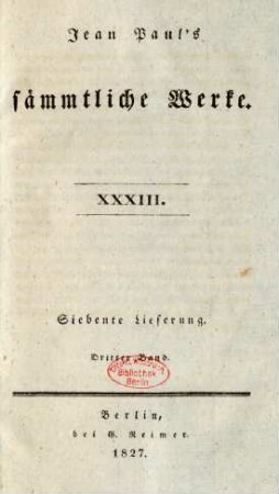 Bd. 33 = Lfg. 7, Bd. 3: Dämmerungen für Deutschland