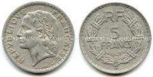 Frankreich, 5 Francs
