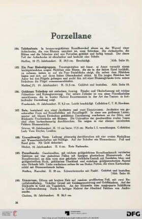 Porzellane (Nr. 184-197a)