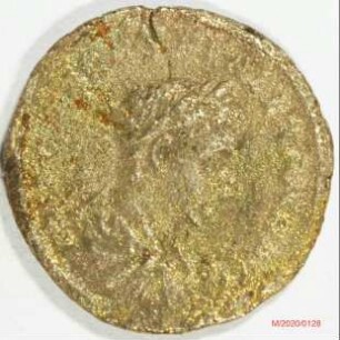 Römische Münze, Nominal Denar, Prägeherr Severus Alexander, Prägeort Rom, Original