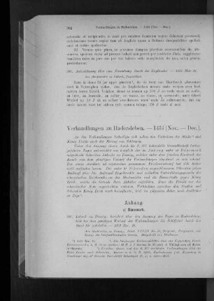 Verhandlungen zu Hadersleben. - 1434 (Nov. - Dec.).