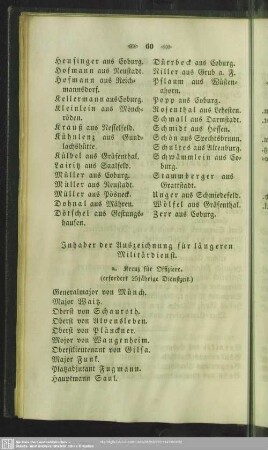Inhaber der Auszeichnung für längeren Militärdienst