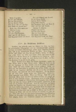 178a. Die Weltstellung Palästinas.