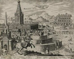 Die Mauern von Babylon, Blatt 7 aus der Folge "Die acht Weltwunder"