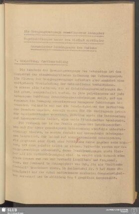 1. Einleitung, Problemstellung