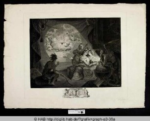 The tea-tax-tempest or Old Time with his magic-lantern.