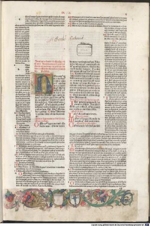 Decretum : mit der Glossa ordinaria von Johannes Teutonicus in der Bearbeitung von Bartholomaeus Brixiensis
