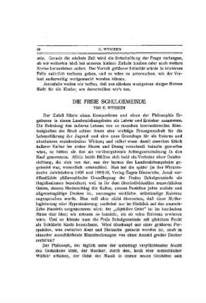 Die freie Schulgemeinde