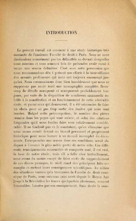 La faculté de droit dans l'ancienne université de Paris : (1160-1793)