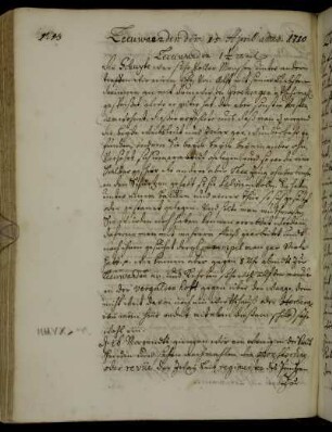 Leeuwarden 15. - 17. April 1710