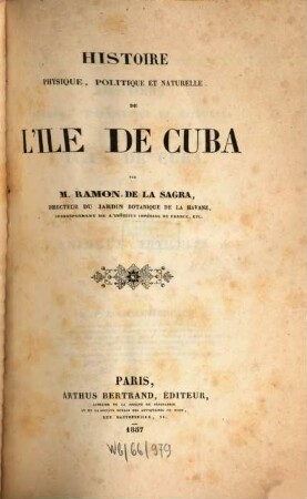 Histoire physique, politique et naturelle de l'île de Cuba, Partie 7. Animaux articulés à pieds articulés