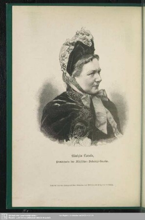 Königin Carola, Protektorin des Sächsischen Pestalozzi-Vereins