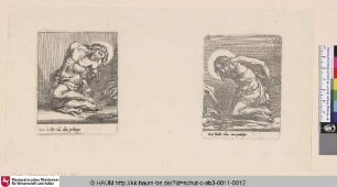 rechts: [Christus kniend an den Stock gefesselt; Christ at the Column]