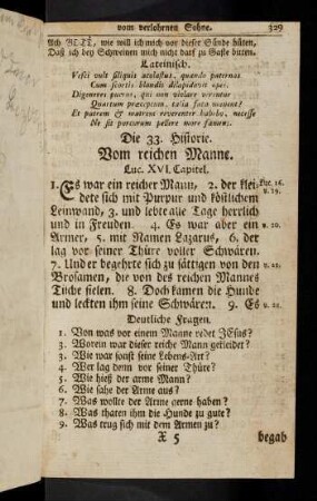 329-334, Die 33. - 34. Historie