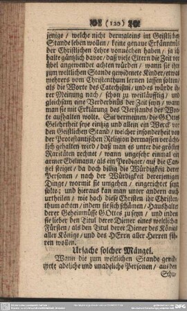 Ursache solcher Mängel