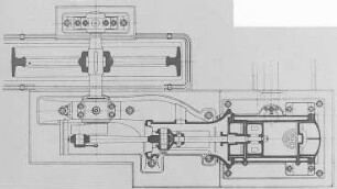 Luftkompressoren mit Stahlplattenventilen, Schnitt : Technikgeschichte | Industrie und Technik | Gebläse (Luftpumpen, Ventilatoren)