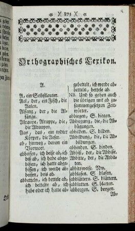 Orthographisches Lexikon.