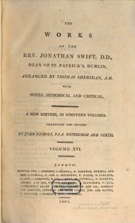 The works of the Rev. Jonathan Swift ..., 16