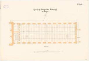 Rheinische Friedrich-Wilhelms-Universität Bonn Bibliothek: Bibliothek-Westflügel: Grundriss Erdgeschoss 1:100