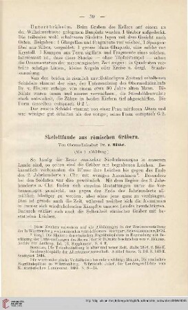 4: Skelettfunde aus römischen Gräbern