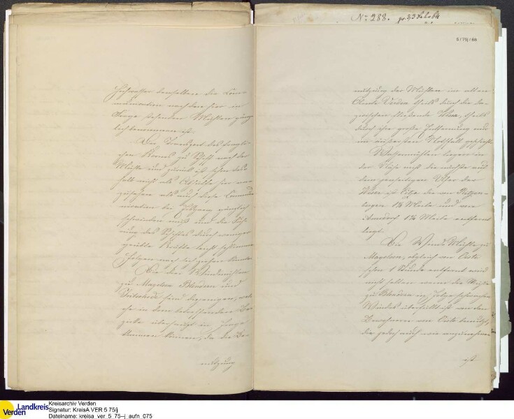 Von W. Fehsenfeld (Blender, Morsum) 1863 beantragte Wind- und Dampf-Kornmühle an der Straße zwischen Amedorf und Oiste; V.
