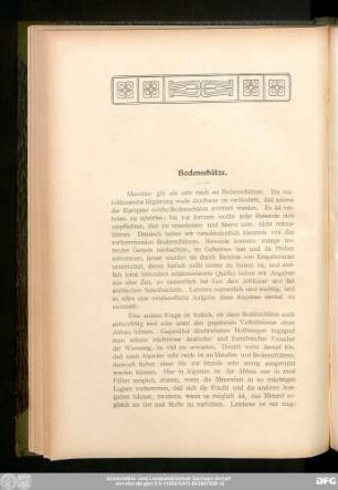 Bodenschätze.