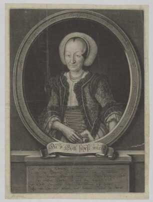 Bildnis der Anna Sophia Milius