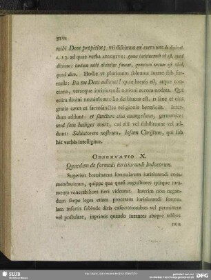 Observatio X. Quaedam de formulis iurisiurandi Iudaeorum