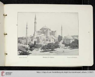 Sophia-Moschee. Mosquée Ste Sophie. Mosque of St. Sophie