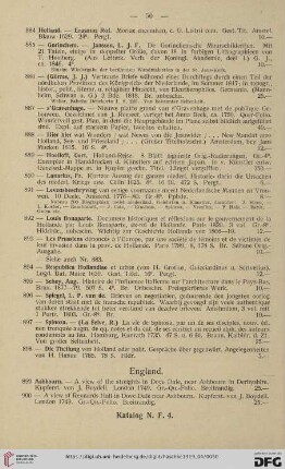 England (Nr. 899 - 956)